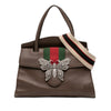 Gucci Medium Calfskin Linea Totem Satchel Secondhand