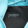 Balenciaga Recycled Sport Nylon Embroidered Logo Wheel Drawstring Bucket Bag Secondhand