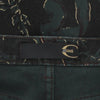 Roberto Cavalli Black and Gold Stretch Trousers - 2000s Second hand