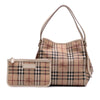 Secondhand Burberry Small Haymarket Check Coated Canvas Canterbury Tote