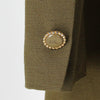 Karl Lagerfeld Khaki Skirt Suit - '80s Second hand