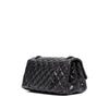 Chanel Metallic Grey Quilted Leather Shoulder Bag - 2000s Second hand