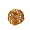 Chanel CC Gold Plated Clip on Earrings Secondhand