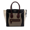 Celine Micro Tricolor Leather Luggage Tote Secondhand