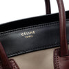 Celine Micro Tricolor Leather Luggage Tote Secondhand