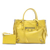 Balenciaga Mini Leather Papier A4 Zip Around Satchel Secondhand