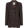 Secondhand Moschino Brown Wool Blazer - '90s