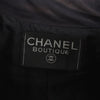 Chanel Navy Blue Ribbed Cotton Jacket - '90s Second hand