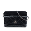 Chanel CC Quilted Lambskin Front Flap Crossbody Secondhand
