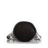 Chanel Crumpled Calfskin PVC Camellia Bucket Secondhand