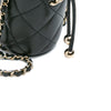 Secondhand Chanel Micro Quilted Lambskin Drawstring Bucket Bag