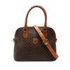 Celine Macadam Coated Canvas Dome Satchel Secondhand