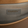 Chanel Small Quilted Metallic Lambskin Interwoven CC Boy Flap Secondhand