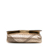 Burberry Embossed Grain Check Leather Langley Crossbody Secondhand