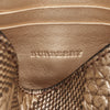 Burberry Embossed Grain Check Leather Langley Crossbody Secondhand