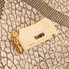 Burberry Embossed Grain Check Leather Langley Crossbody Secondhand