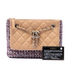 Secondhand Chanel Quilted Lambskin and Tweed Double Case with Chain