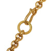 Chanel CC Gold Plated Diamond Cut Pendant Necklace Secondhand