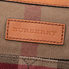 Burberry Medium Mega Check Canvas and Grained Calfskin Ashby Tassel Bucket Bag Secondhand