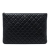 Chanel Large Quilted Lambskin O Case Clutch Secondhand