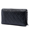 Secondhand Chanel Quilted Lambskin Boy Wallet On Chain