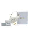 Secondhand Dior Mini Oblique Embroidered Canvas Saddle Bag