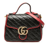 Gucci Mini GG Marmont Matelasse Calfskin Torchon Top Handle Bag Secondhand