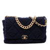 Chanel Maxi Tweed 19 Flap Secondhand