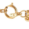 Chanel Gold Plated Quilted Cut Out Logo Double Chain Necklace Secondhand