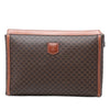 Celine Macadam Coated Canvas Clutch Secondhand