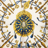 Hermès Les Cles Silk Scarf 90 Secondhand