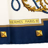 Hermès Les Cles Silk Scarf 90 Secondhand