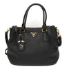 Secondhand Prada Vitello Black Leather Bag