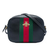 Secondhand Gucci Calfskin Web Webby Bee Camera Bag