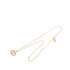 Dior Gold Plated CD Logo Pendant Necklace Secondhand