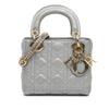 Dior Mini Metallic Lambskin Cannage Lady Dior Secondhand