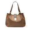 Fendi Zucchino Spalmati Chiusura Tote Secondhand