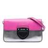 Prada Tricolor Metallic Cinghiale Crossbody Secondhand