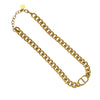 Dior Gold Plated CD Logo Chain Link Necklace Secondhand