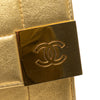 Chanel CC Choco Bar Metallic Lambskin Flap Secondhand