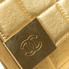 Chanel CC Choco Bar Metallic Lambskin Flap Secondhand