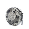 Chanel CC Calfskin Floral Round Clutch with Chain Secondhand