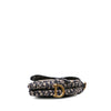 Dior Oblique Canvas Embroidered Saddle Bag Secondhand