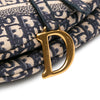 Dior Oblique Canvas Embroidered Saddle Bag Secondhand
