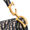 Dior Oblique Canvas Embroidered Saddle Bag Secondhand