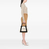 Balenciaga Canvas Navy Cabas Tote S Secondhand