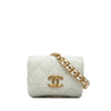 Secondhand Chanel Quilted Caviar Melody Chain Belt Bag