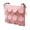 Secondhand Burberry Scalloped Leather and Suede Peyton Crossbody
