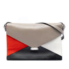 Celine Multicolor Leather and Pony Hair Diamond Shoulder Bag Secondhand