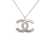 Chanel CC Brass and Strass Pendant Necklace Secondhand